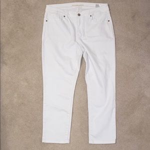 Michael Kors. White crop jean. Size 8. Never worn